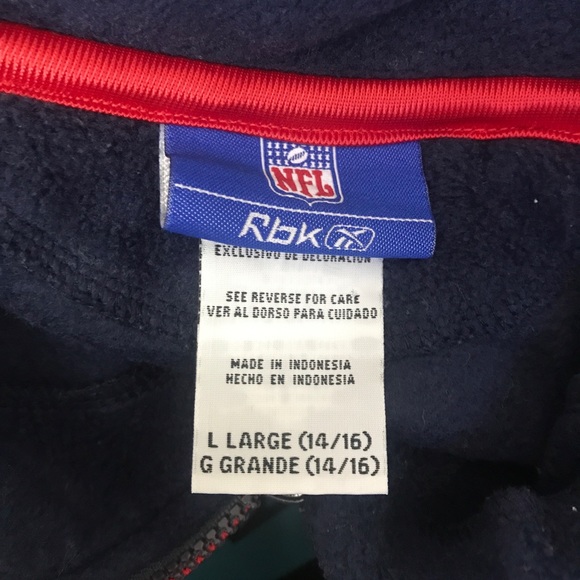 NFL Patriots 1/4 zip Pullover Sweatshirt - Picture 5 of 6